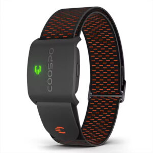 Браслет сердечного ритма Coospo HW9 с пульсовыми зонами и подсчётом калорий, Bluetooth/ANT+, черный