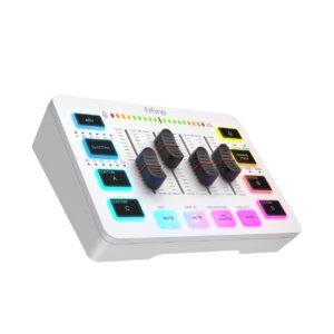 Игровой аудиомикшер Fifine SC3 white